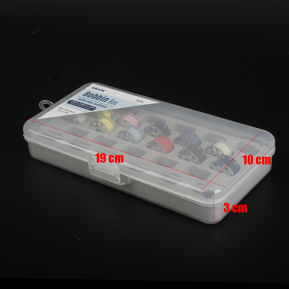 29538 带 eva 垫 pp EVA 塑料可调节塑料储物盒的梭芯盒