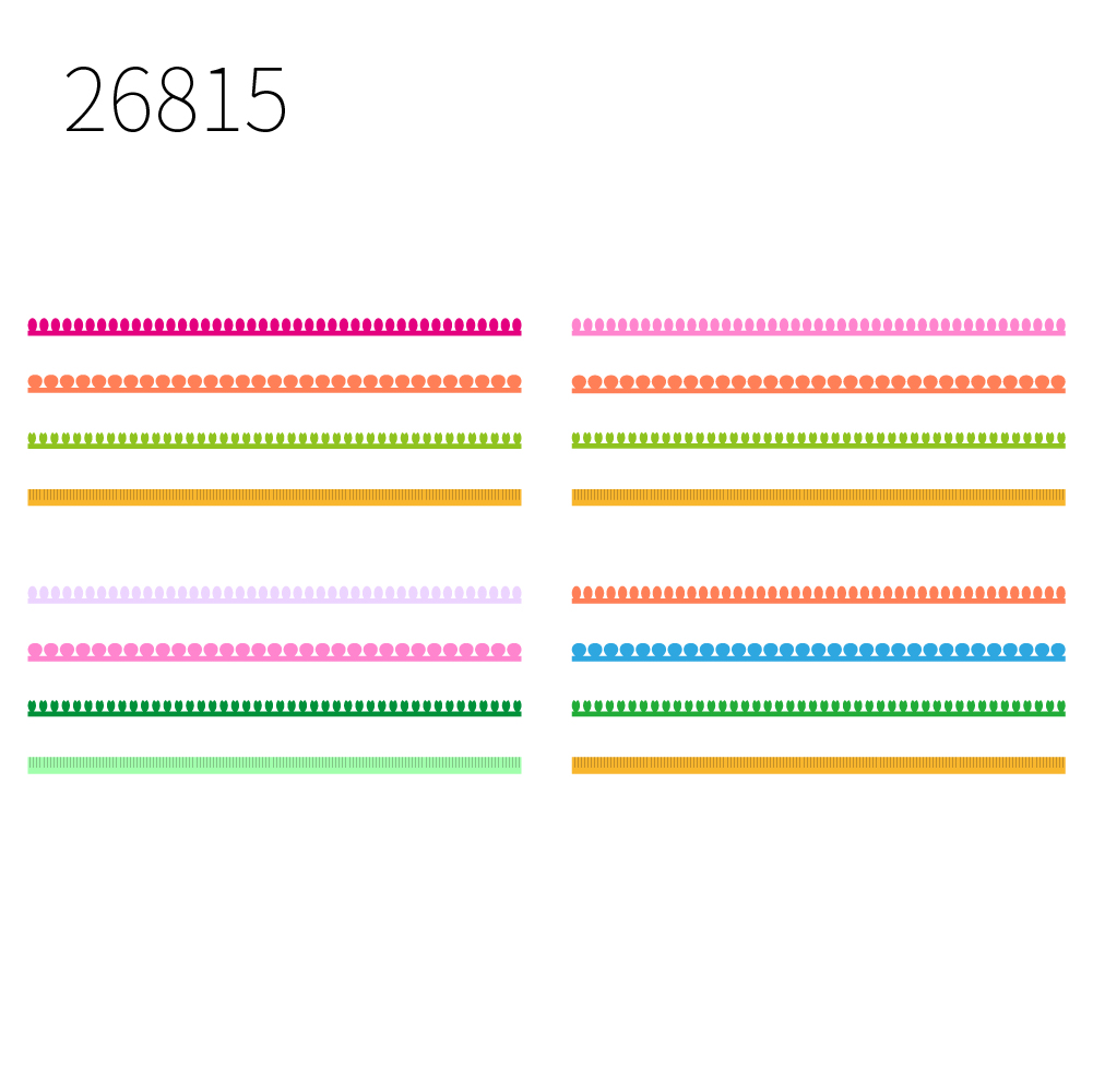 26815 DIY彩色绗缝纸